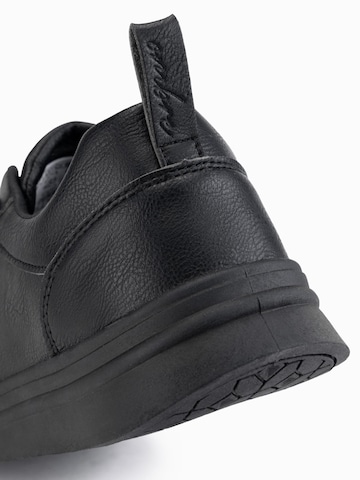 Ombre Sporty snøresko i sort