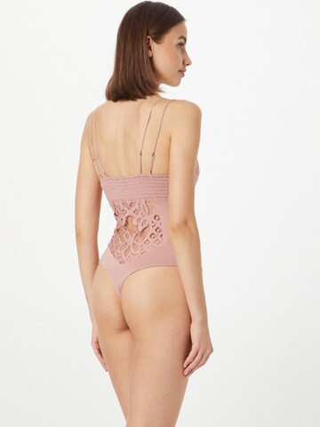 Free People Koszula body 'ADELLA' w kolorze różowy