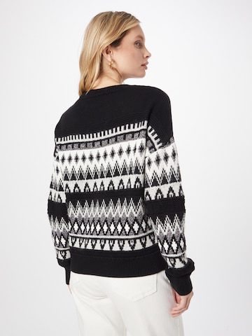 Pull-over comma casual identity en noir