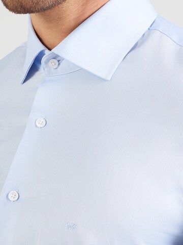 Michael Kors Slim Fit Skjorte i blå