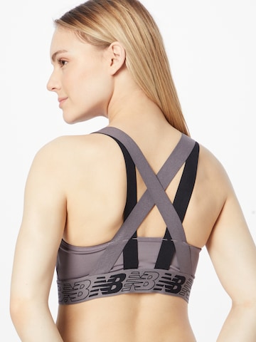 new balance Bustier Biustonosz sportowy w kolorze szary