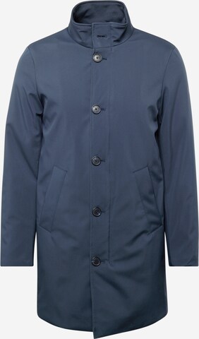 Manteau mi-saison 'Joshow' Matinique en bleu : devant