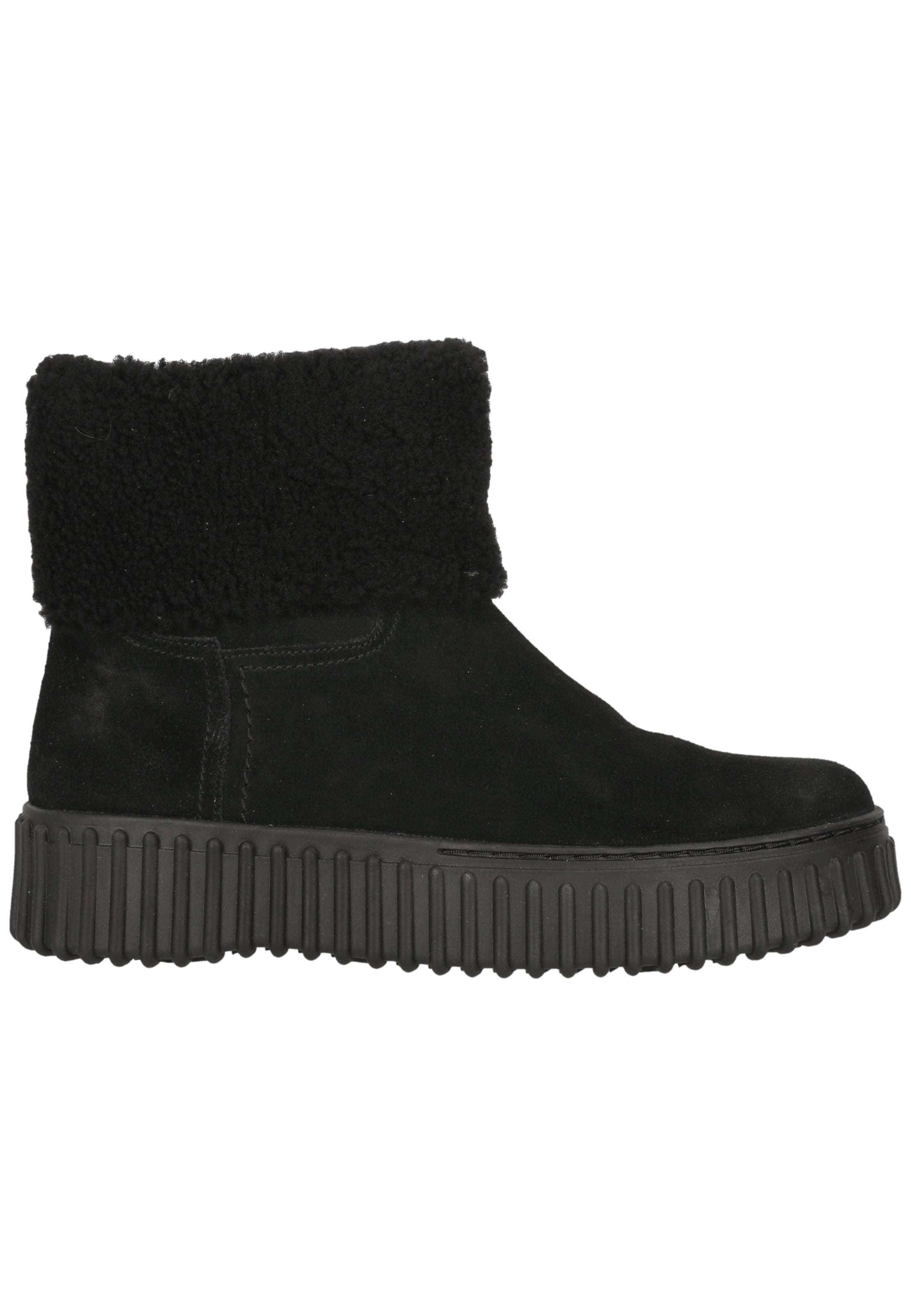 CLARKS Snow boots 'Torhill Turn Black WLined' in Black