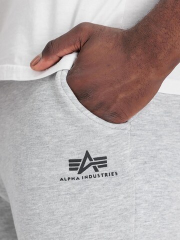 ALPHA INDUSTRIES Regular Pants 'Basic' in Grey