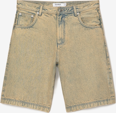 Pull&Bear Shorts in beige / blue denim, Produktansicht