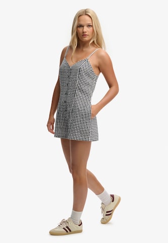 Superdry & Co Jumpsuit 'Gingham Cami' in Blau