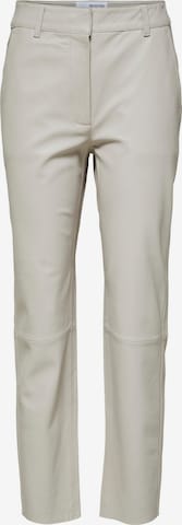 Pantalon 'MARIE' SELECTED FEMME en gris : devant