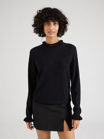 Cream Пуловер в черно: отпред