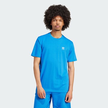 ADIDAS ORIGINALS T-Shirt 'Trefoil Essentials' in Blau: Vorderseite
