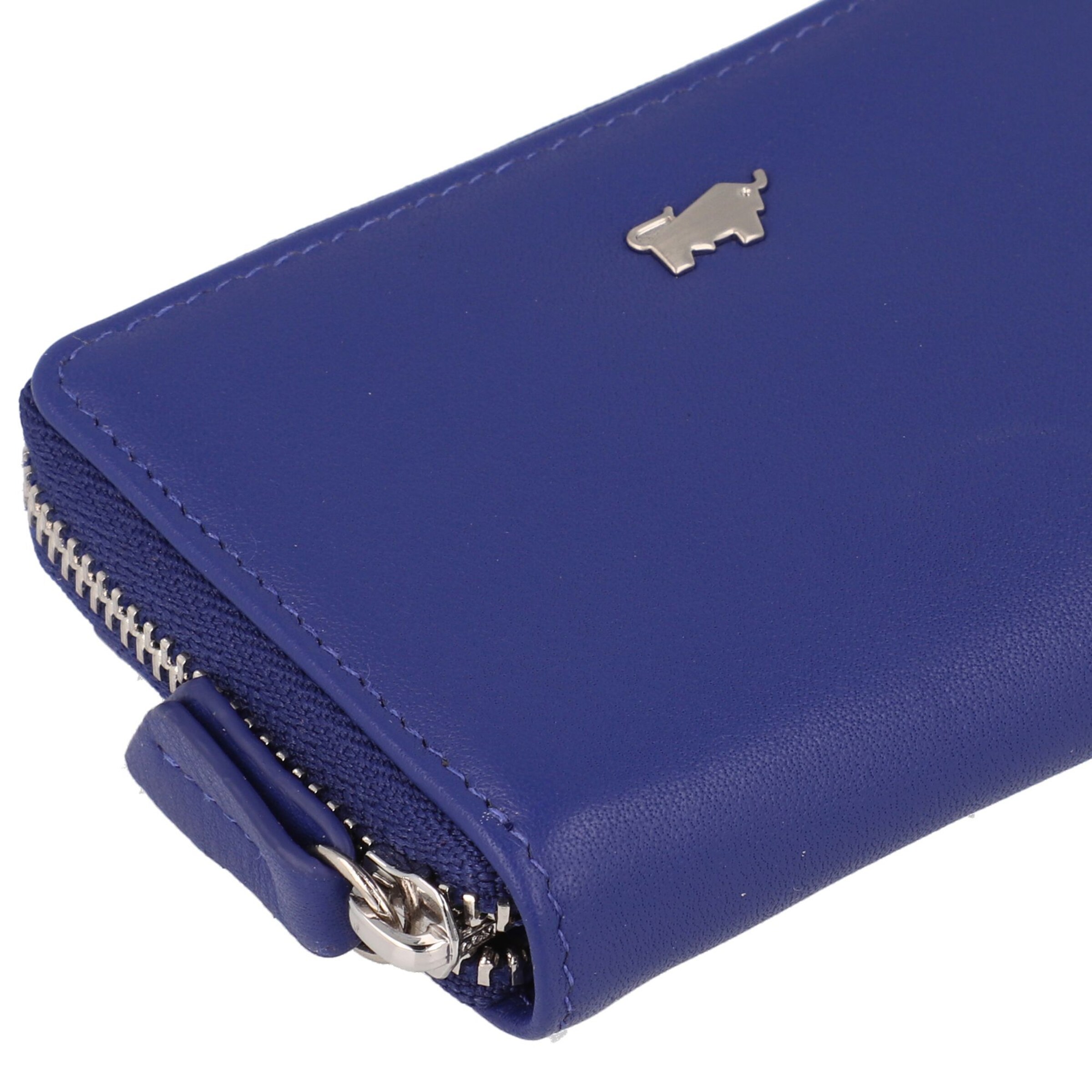 Porte-monnaies 'Joy' Braun Büffel en bleu