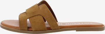 XAVER LUIS Schuhmanufaktur Mules 'Roberta' in Brown: front