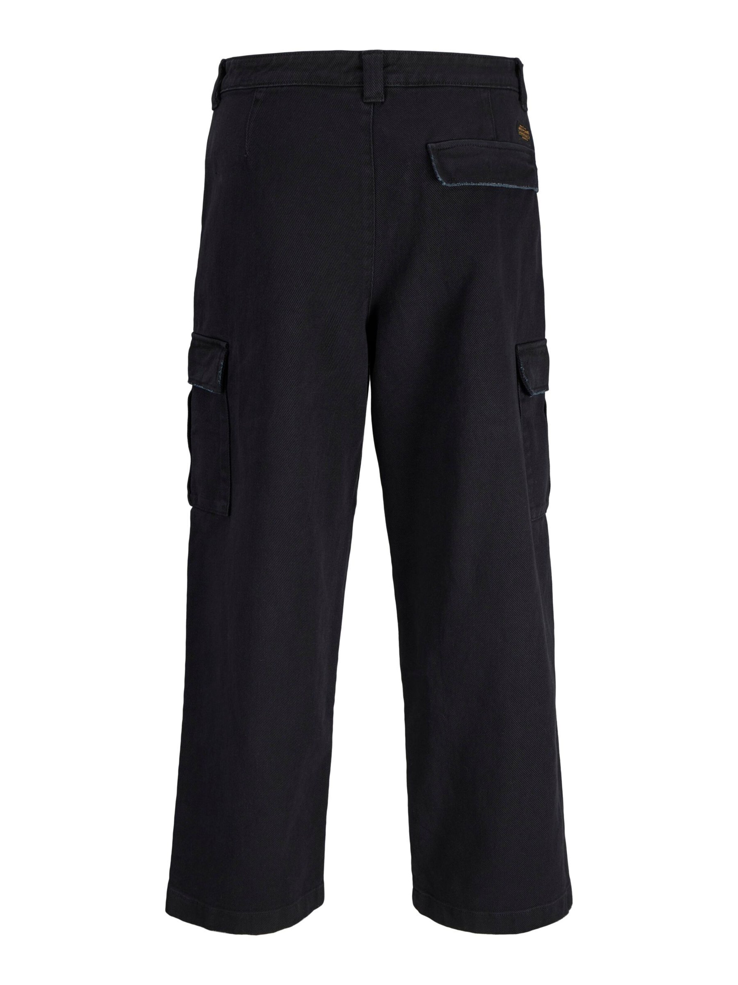 Baggy Pantaloni cargo di JACK & JONES in nero