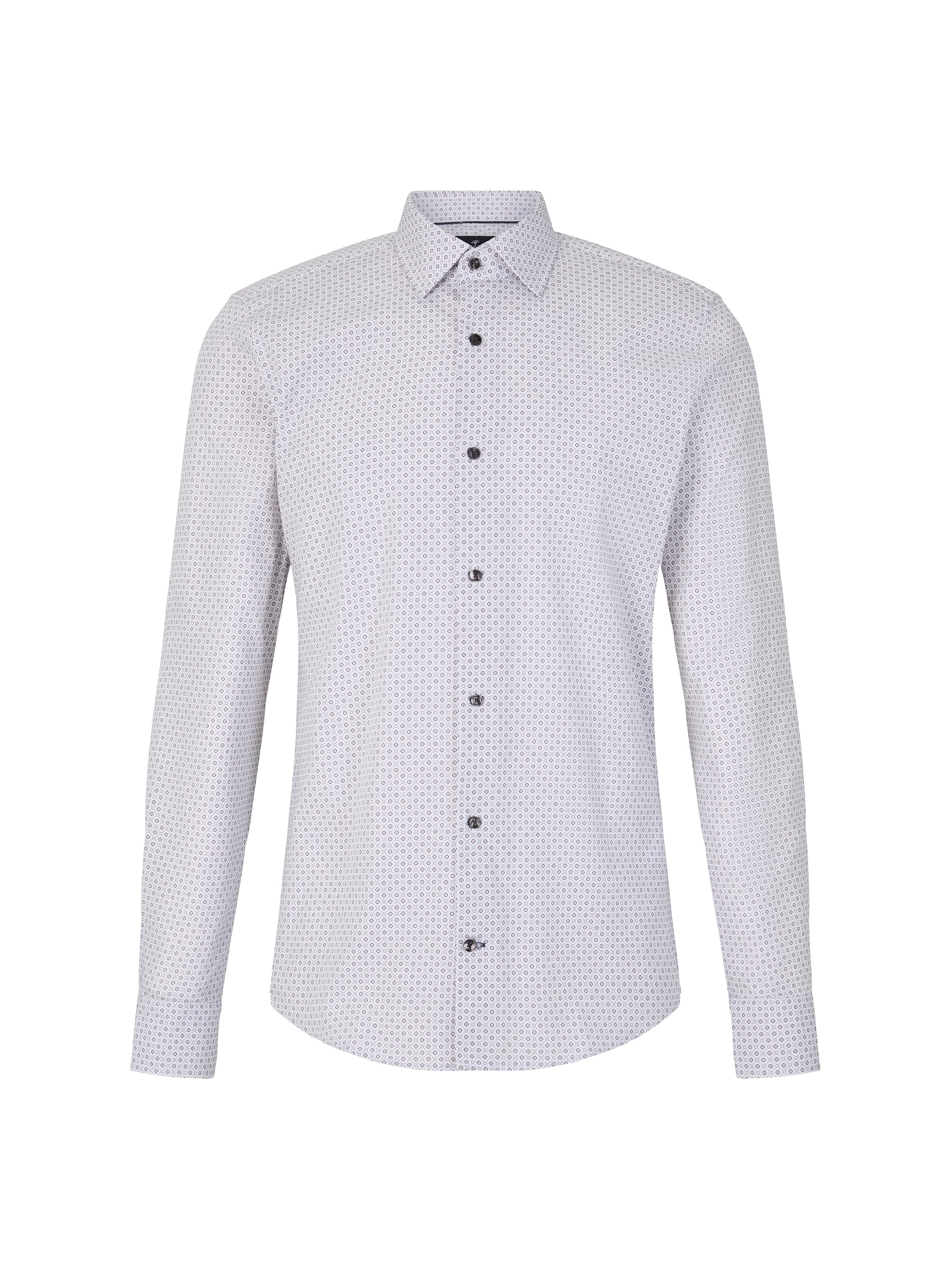 JOOP! Slim fit Button Up Shirt 'Pit' in Purple: front