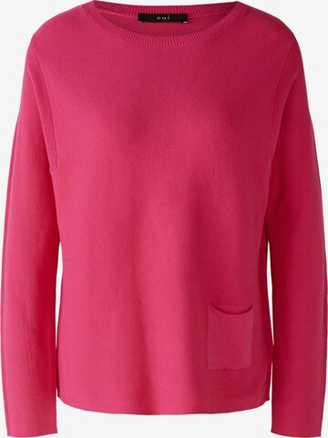 OUI Sweater 'KEIKO' in Pink: front