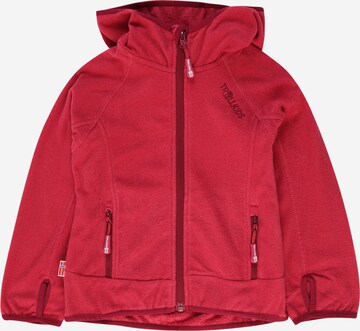TROLLKIDS Athletic Fleece Jacket in Pink: front