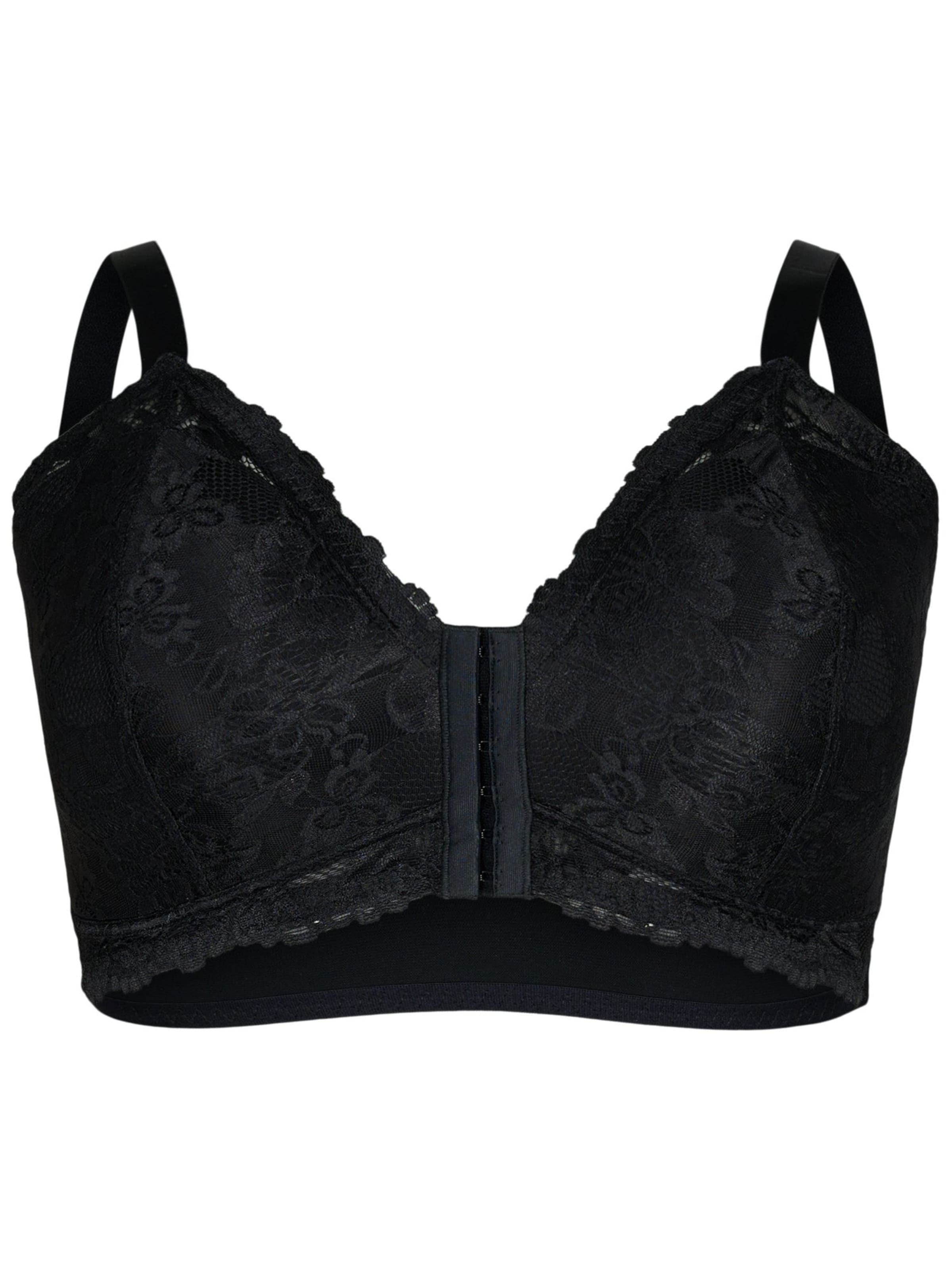 Devoted by Zizzi T-shirt Podprsenka 'LERVA' – černá: přední strana