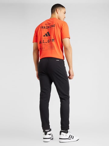 ADIDAS PERFORMANCE Slimfit Spodnie sportowe 'Pump' w kolorze czarny