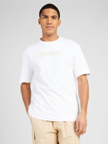 Maglietta 'NEW YORK' di Calvin Klein in bianco: frontale