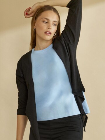 ze-ze Cardigan 'Stella 803' i sort: forside