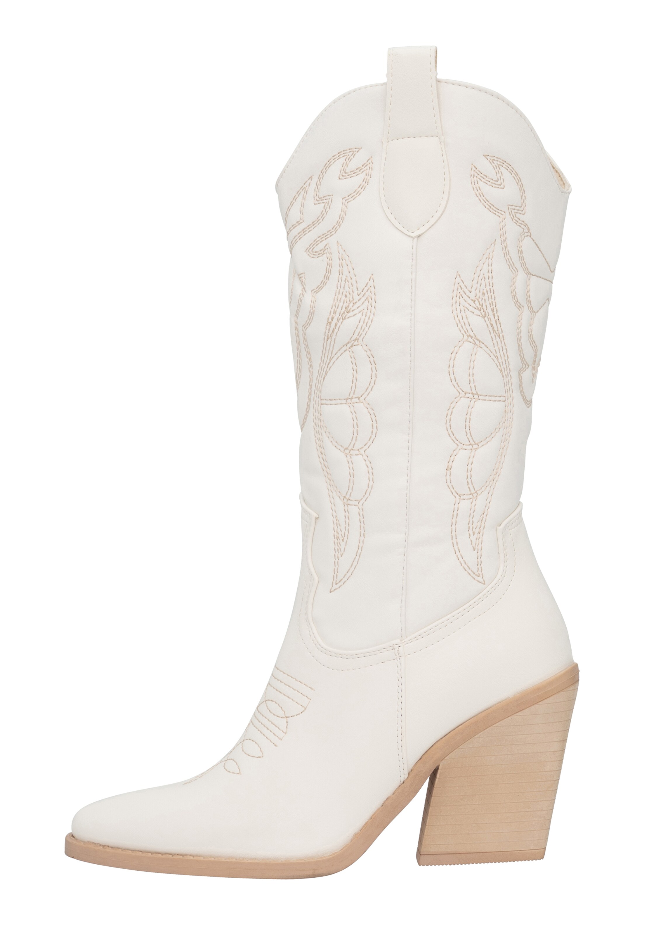 Stivale da cowboy di Salinyang in bianco