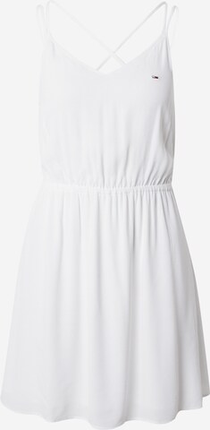 Tommy Jeans Dress 'ESSENTIAL' in White: front