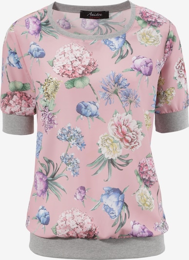 Aniston CASUAL Shirtbluse in graumeliert / mischfarben / rosa, Produktansicht