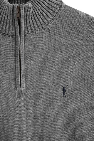 Polo Club Pullover in Grau