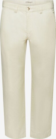 Loosefit Pantalon chino ESPRIT en beige : devant