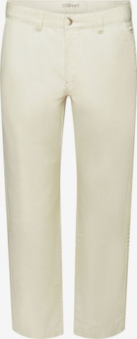 ESPRIT Chino Pants in Beige: front