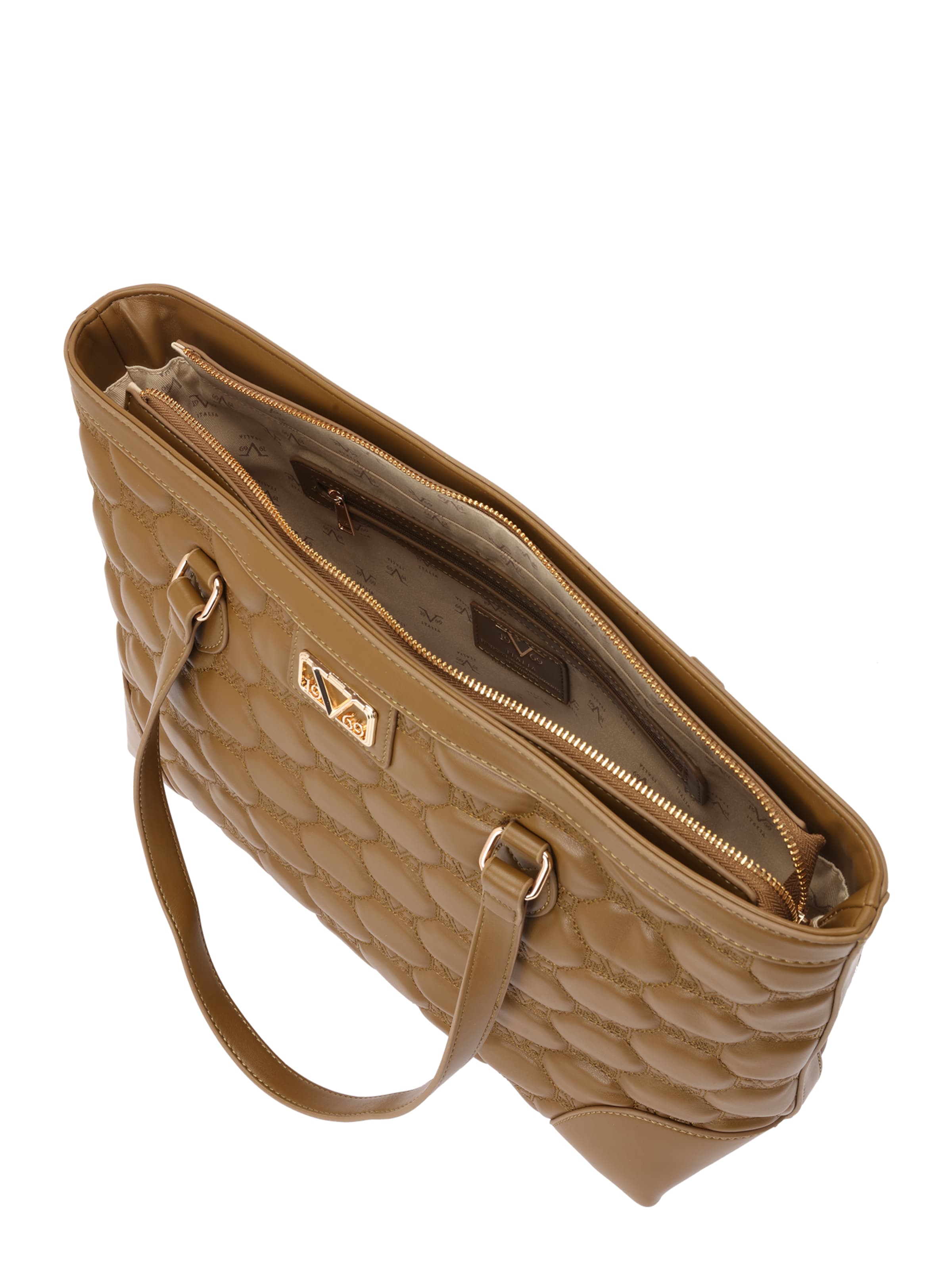 19V69 ITALIA "Чанта тип ""Shopper""" 'Desiree' в кафяво