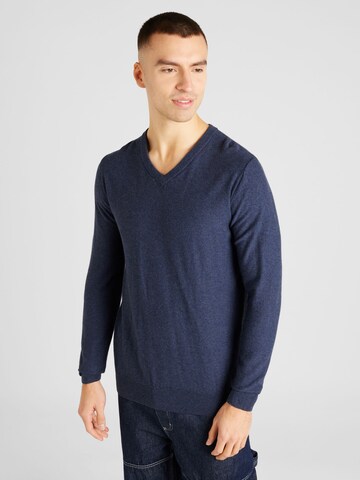 Pull-over GARCIA en bleu : devant