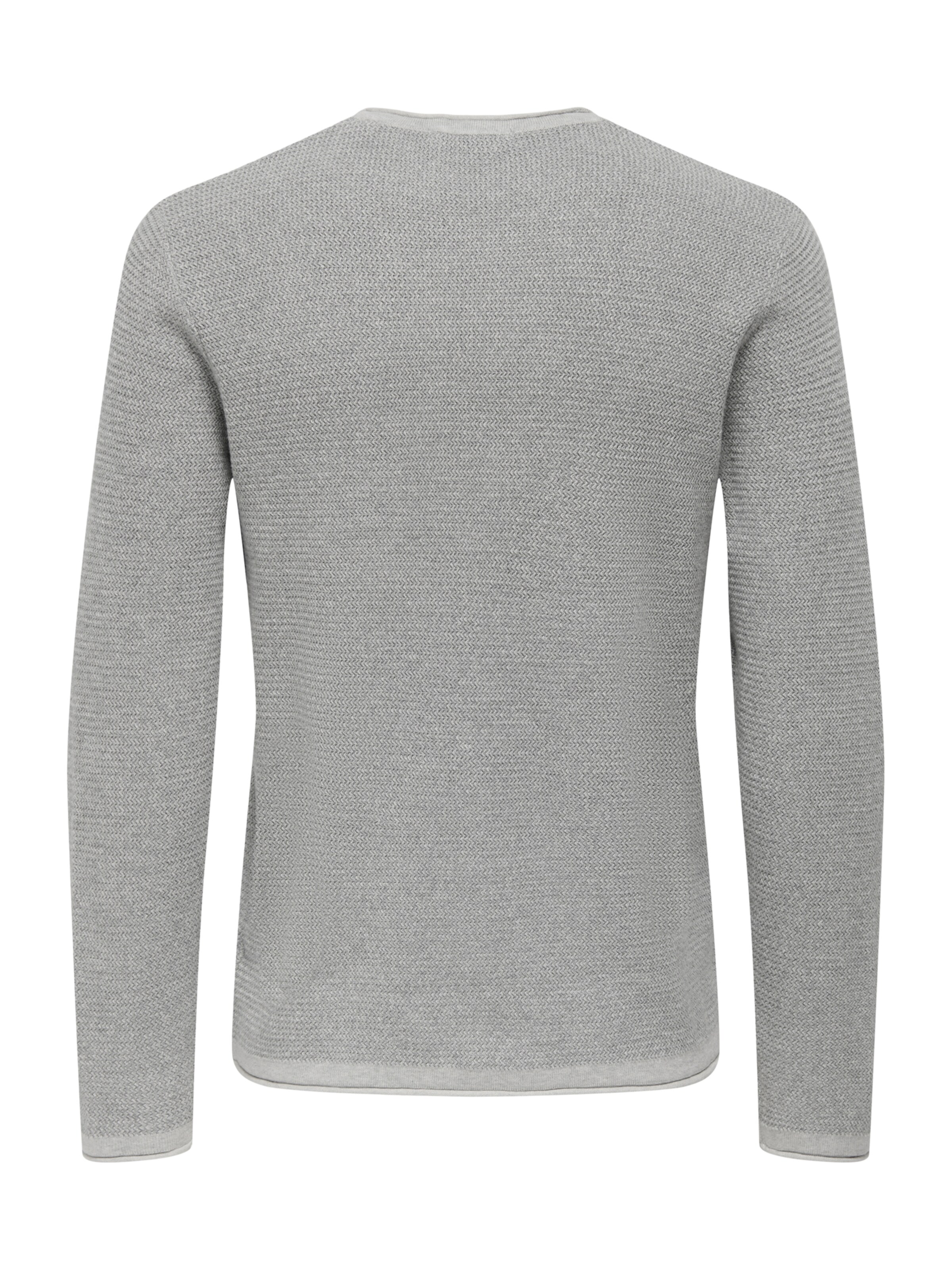 Only & Sons Sweater 'ONSERIC' in Grey