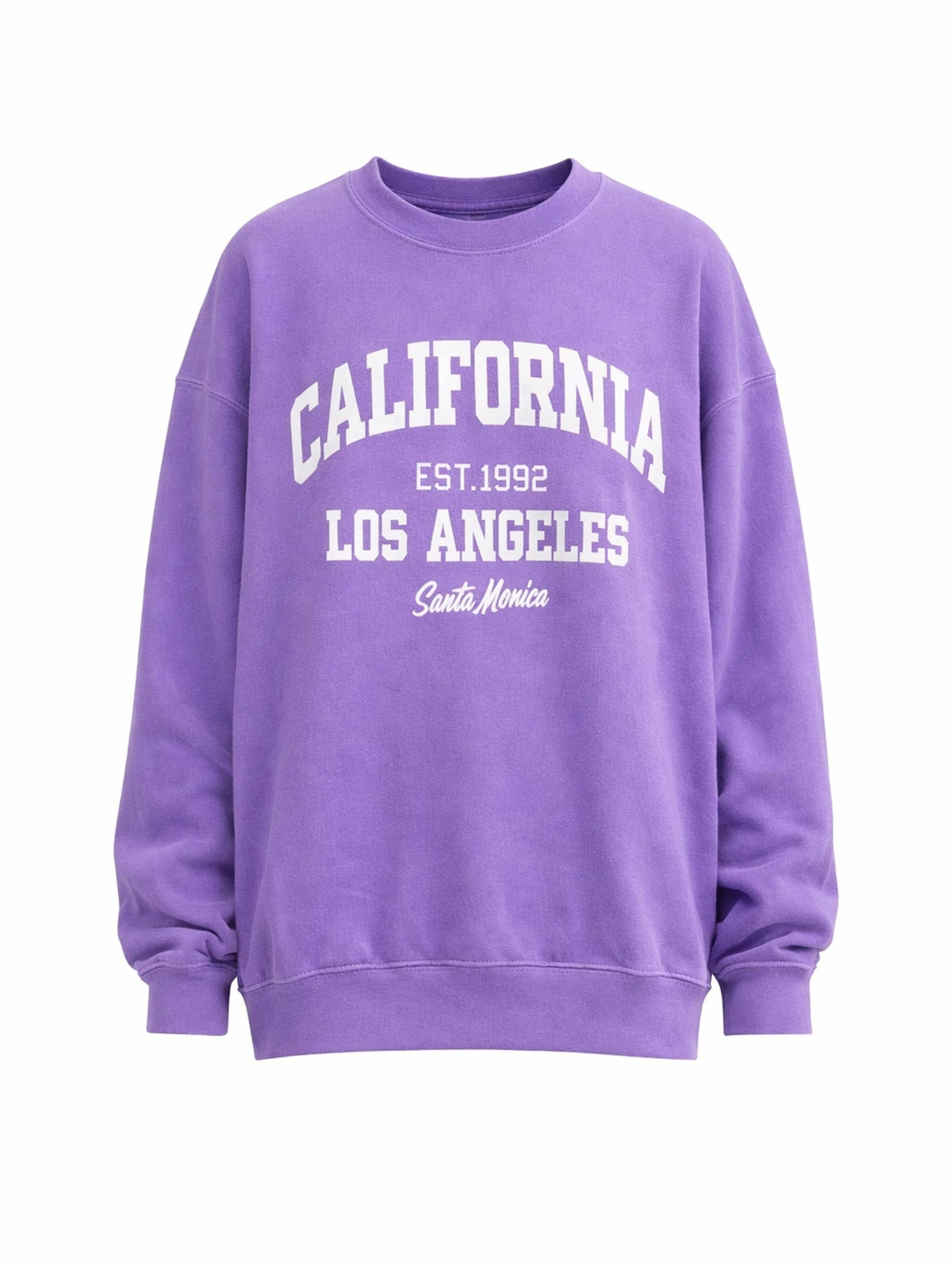 Worldclassca Sweatshirt in Purple: front