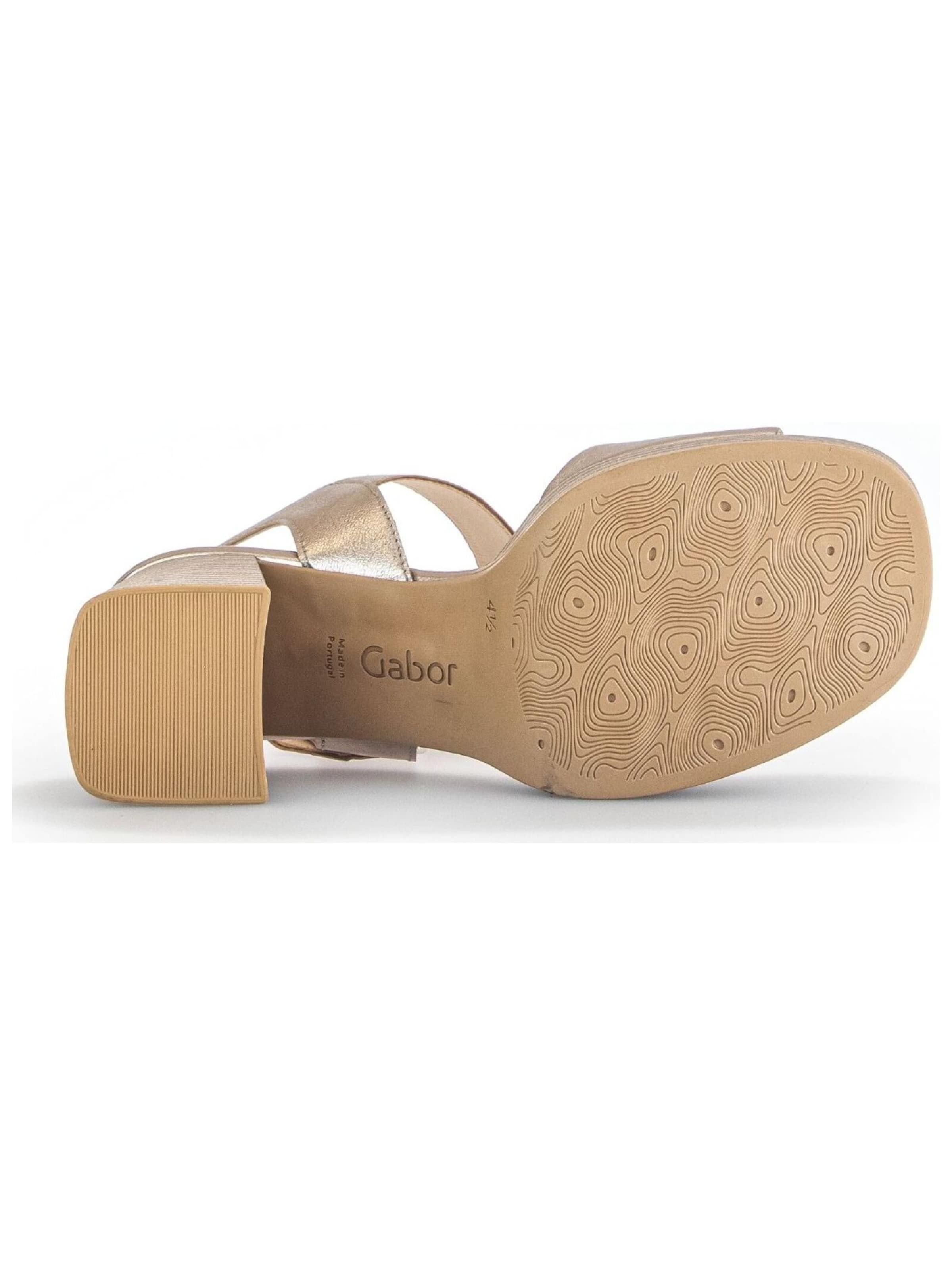 GABOR Sandale in Gold