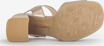 GABOR Sandale in Gold