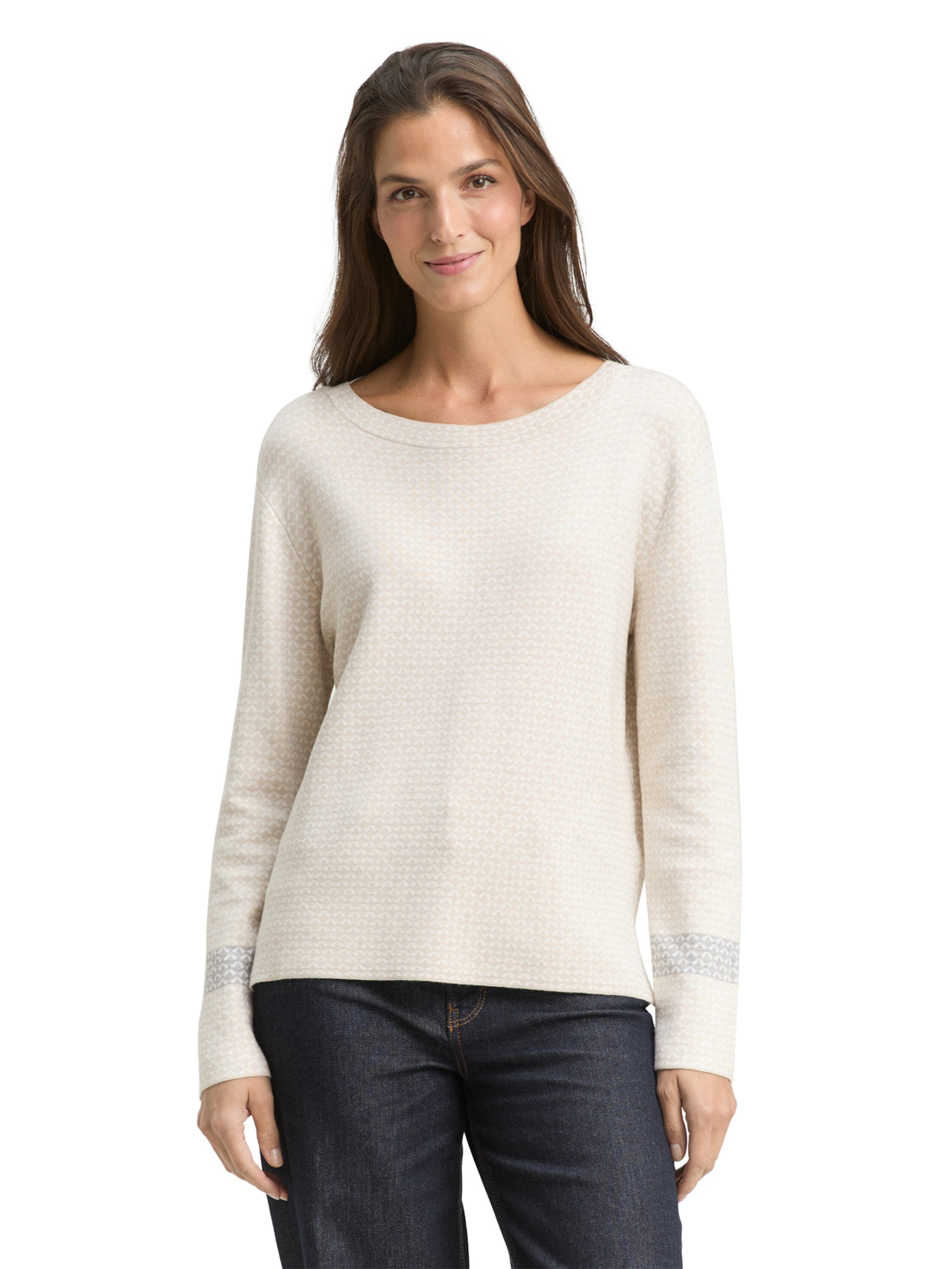 TOM TAILOR Pullover in Grau: Vorderseite