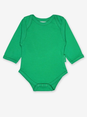 Toby Tiger Romper/Bodysuit 'Bio-Baumwoll Baby Body in Grün' in Green: front
