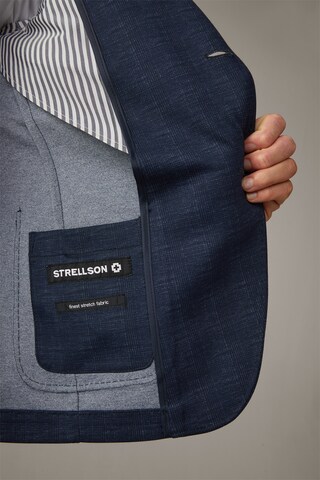 STRELLSON Slim fit Business-colbert ' Arndt ' in Blauw