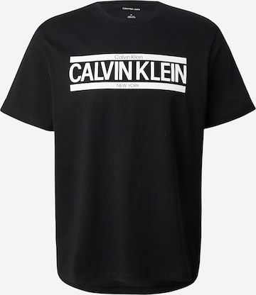 Calvin Klein Футболка в Черный: спереди