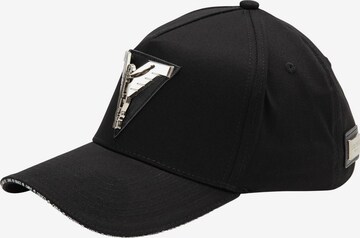 Carlo Colucci Cap 'Colzani' in Black: front