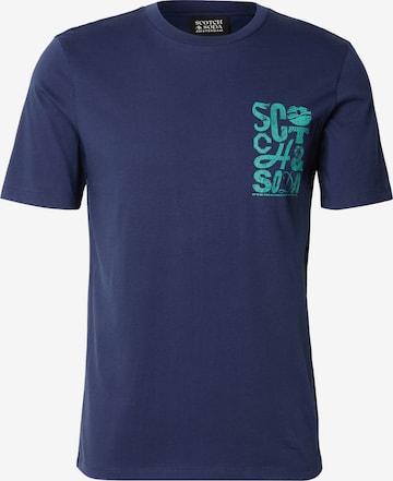 mėlyna SCOTCH & SODA Marškinėliai: priekis
