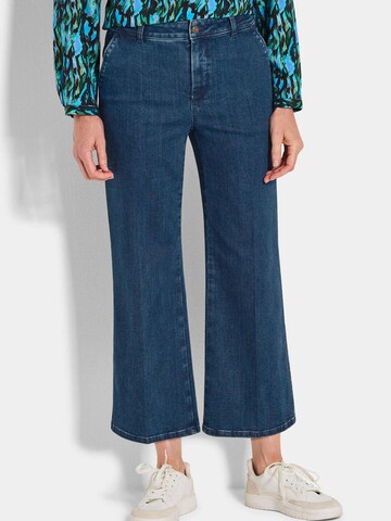 Wide Leg Jean 'Vera' Goldner en bleu : devant