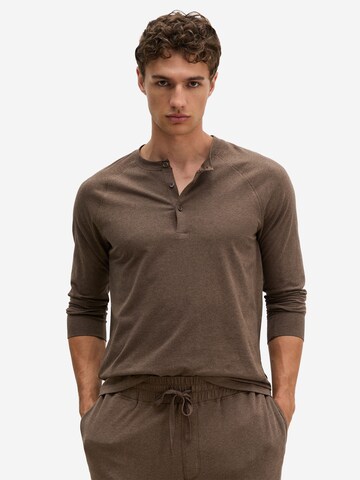 Marc O'Polo Shirt ' Loungewear-Styles ' in Brown: front