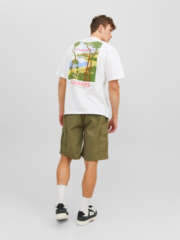 JACK & JONES Bluser & t-shirts 'HOLIDAY' i hvid