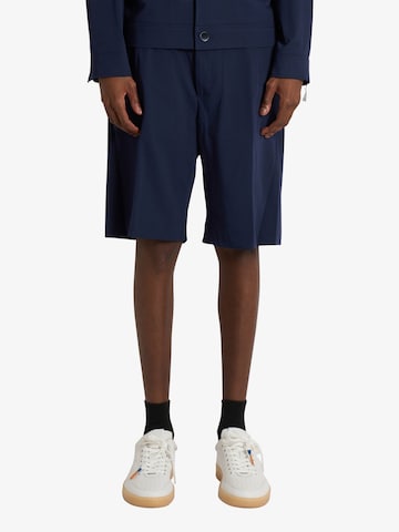 regular Pantaloni chino di SSEINSE in blu: frontale