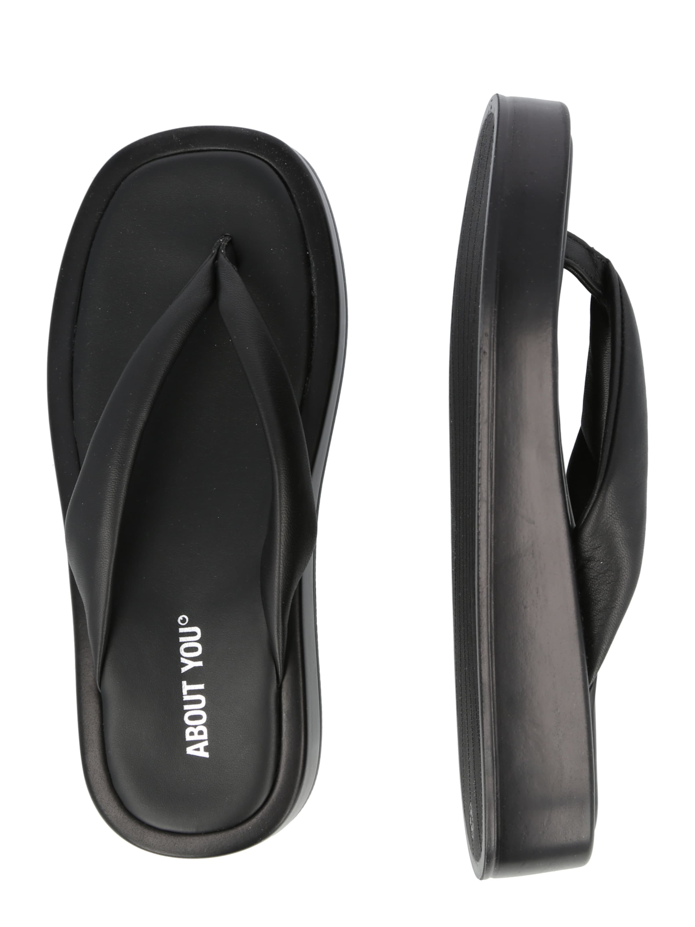 Flip-flops 'Charlotta' de la ABOUT YOU pe negru