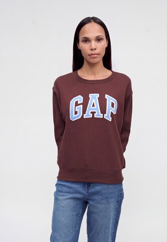 Felpa 'HERITAGE' di Gap Petite in marrone: frontale