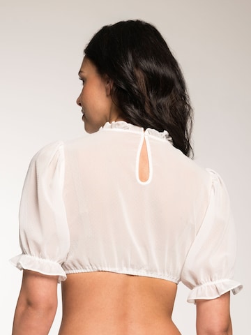 Blouse folklorique 'Gatalja' SPIETH & WENSKY en blanc