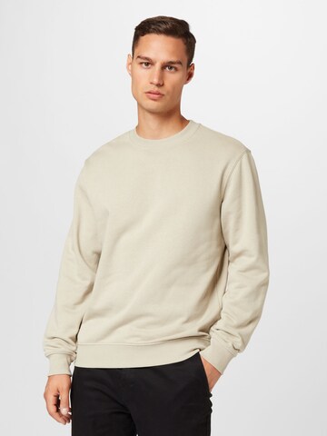 WEEKDAY Sweatshirt i beige: forside