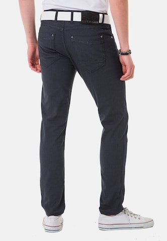 Coupe slim Pantalon chino CIPO & BAXX en bleu